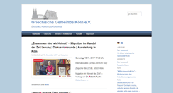 Desktop Screenshot of elliniki-koinotita-kolonias.de