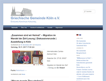 Tablet Screenshot of elliniki-koinotita-kolonias.de